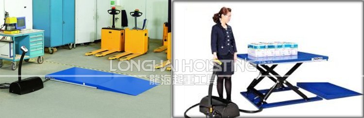 超低型電動升降平臺使用案例
