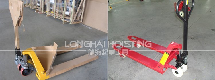 龍升手動液壓搬運車實物