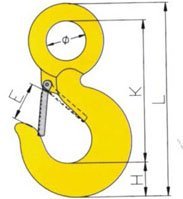 眼型吊鉤尺寸