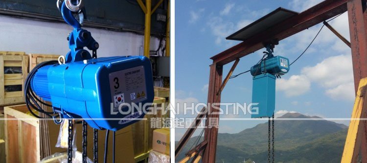 韓國KD-2環(huán)鏈電動(dòng)葫蘆2噸~5噸應(yīng)用