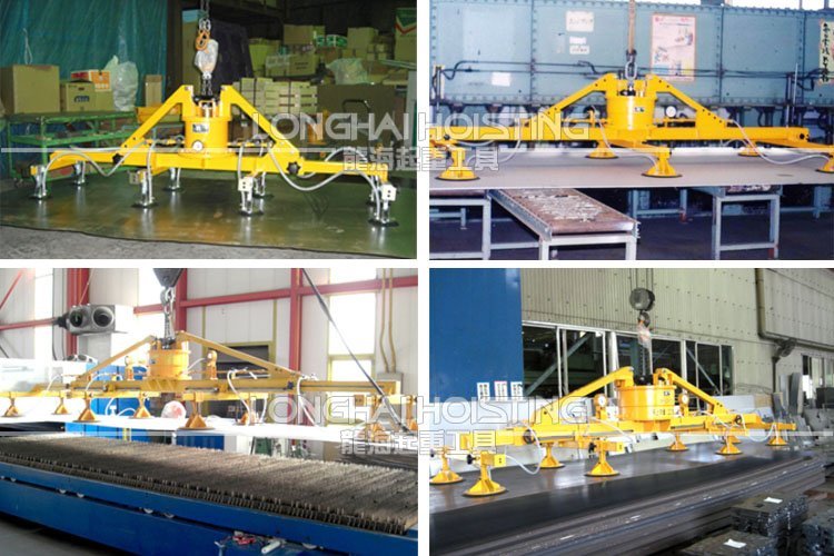 長(zhǎng)尺寸鋼板無(wú)動(dòng)力真空吸盤實(shí)物圖