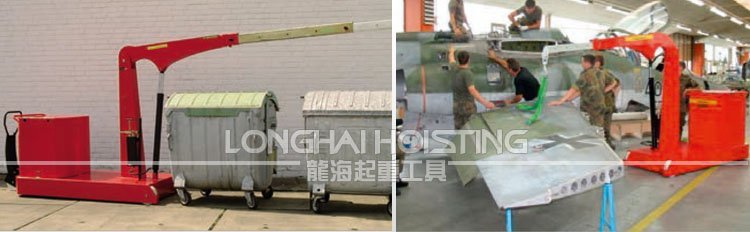 德國Hydrobull配重型工業液壓小吊車案例