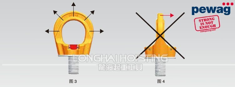 PLGW培瓦克超級旋轉(zhuǎn)吊環(huán)吊裝