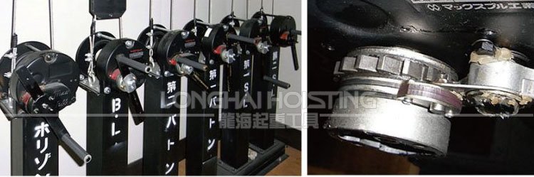 無噪音手搖絞盤應用