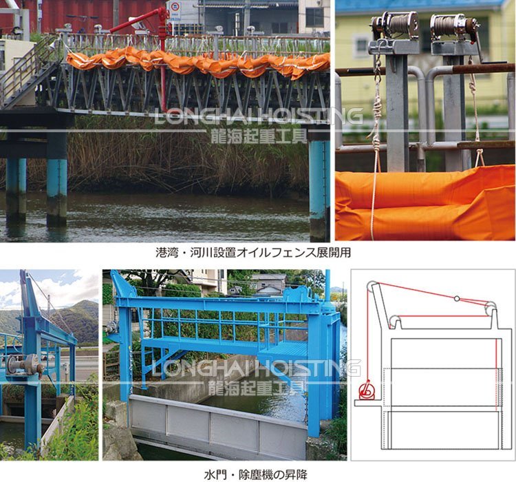 RST型大力不銹鋼手搖絞盤應用