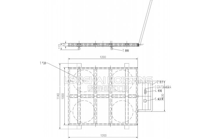 氣浮平板搬運(yùn)車(chē)尺寸